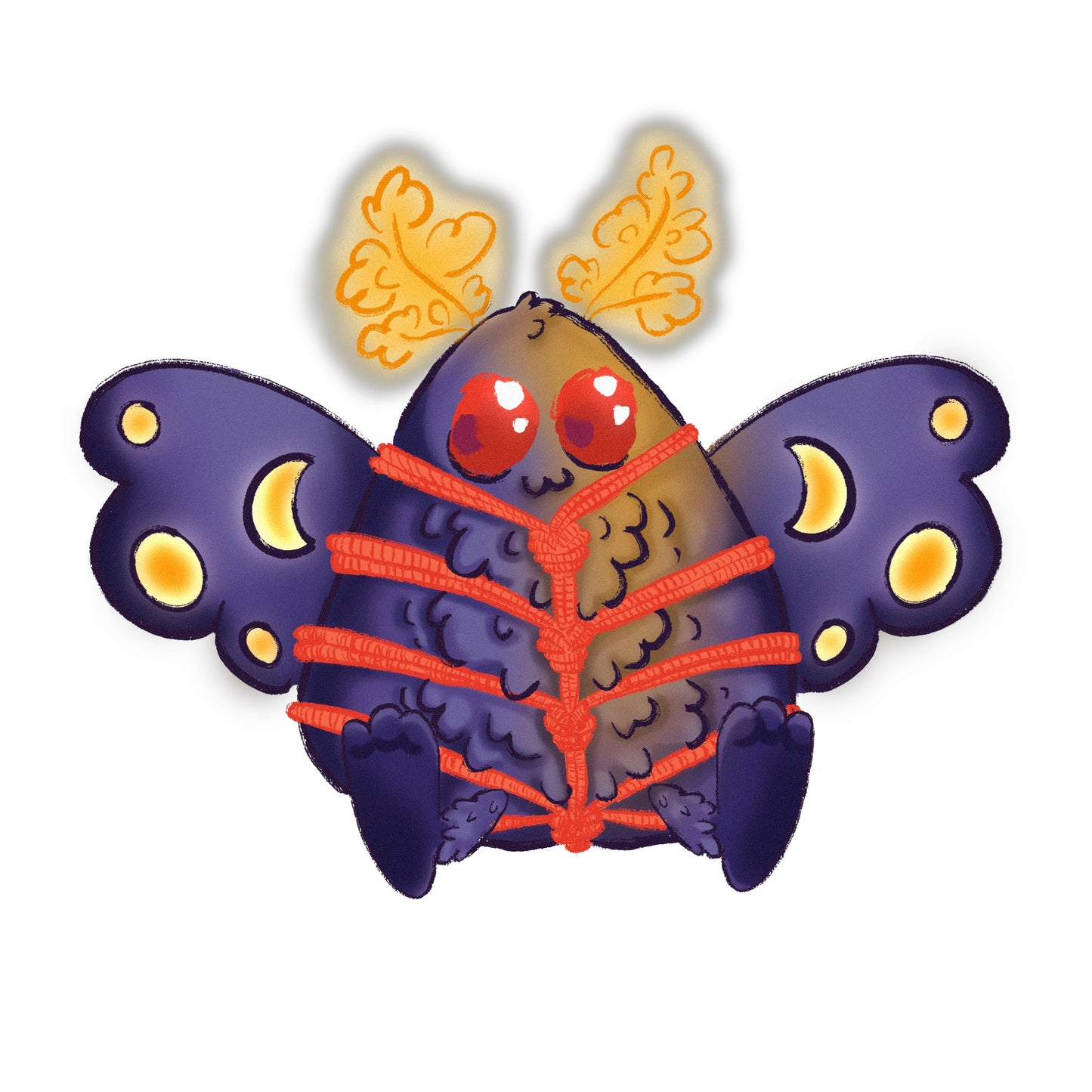 Shibari Mothman Vinyl Sticker (PRE ORDER)